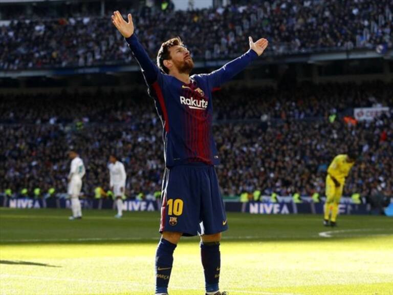 Messi tiene al Bernabéu como su patio de juegos favorito. Foto: getty